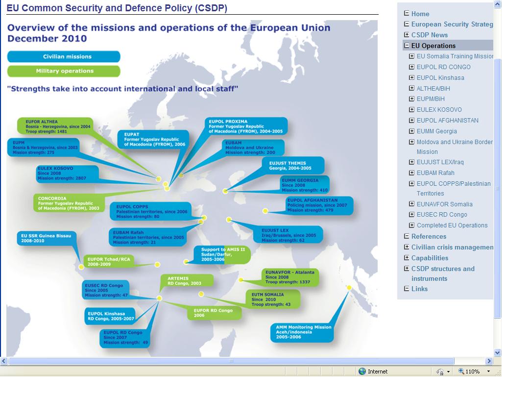 Security and Defence - CSDP